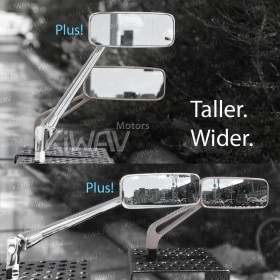 Classic Plus black for 8mm scooters and motorcycles
