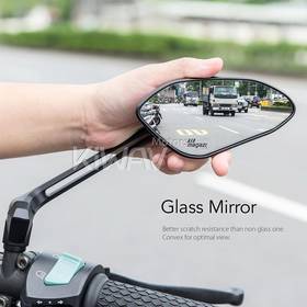 Horus black mirrors universal fit for 10mm mirror thread
