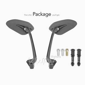 Horus black mirrors compatible with most Harley Davidson