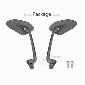 Horus black mirrors compatible with Harley Davidson Street 500/ 750