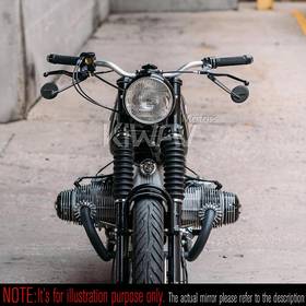 Ojo black mirrors compatible with most Harley Davidson