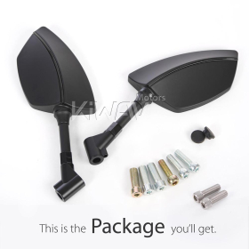 Blackline mirrors compatible with Harley Davidson Street 500/750