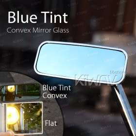 Modern chrome mirrors for 8mm scooters and motorcycles