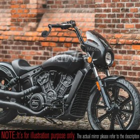 バーエンドミラー　オジョ　黒　一部のインディアンモデル用