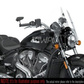 Blade black heavy weight bar end mirrors compatible with Specific Indian models