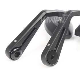 Trusti black bar end mirrors for M6 threaded handlebars