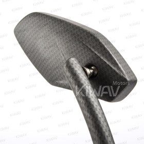 Medusa carbon mirrors compatible with M10 metric bike & Harley Davidson