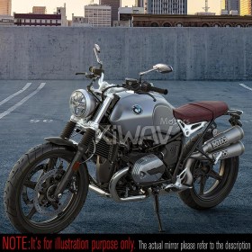 バイクミラー　メデューサ　クロム　M10 1.5ピッチ　BMWに適用