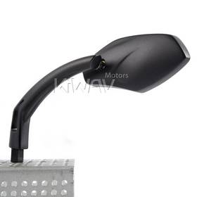 Medusa black mirrors for 8mm scooters and motorcycles