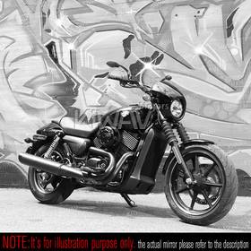 Medusa black mirrors compatible with Harley Davidson Street 500/750