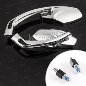 Medusa chrome mirrors compatible with Harley Davidson Street 500/750