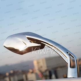 Medusa chrome mirrors for 8mm scooters and motorcycles