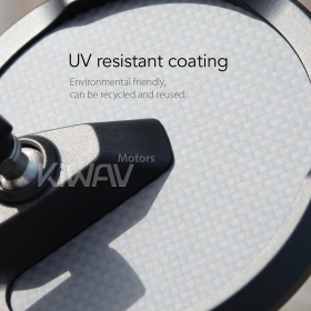 Mamba round matte carbon mirrors compatible with most BMW