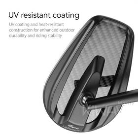 Mamba glossy carbon mirrors compatible with BMW