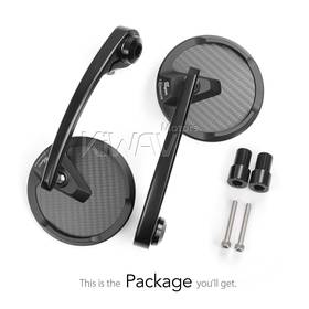 Mamba round matte carbon compatible with Yamaha M16 threaded handlebars