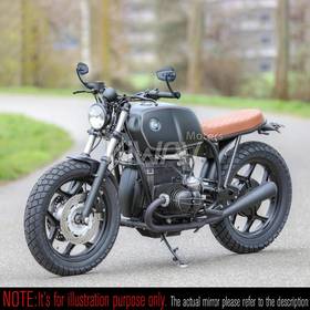 Mamba matte carbon heavy weight bar end mirrors compatible with BMW M12 threaded handlebar