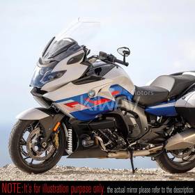 4Rizz white bar end mirrors compatible with BMW M8 threaded handlebar