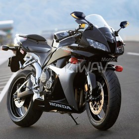 Lucifer black LED fairing mount mirrors with sequential effect for Sportsbike