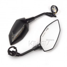 Lucifer LED neat stem mirrors with sequential effect
