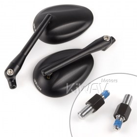 Ellipse black mirrors compatible with BMW
