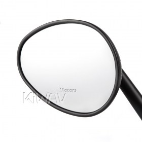 Ellipse black mirrors for 8mm scooters and motorcycles
