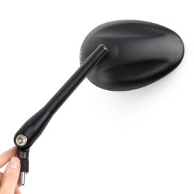 Ellipse black mirrors for 8mm scooters and motorcycles