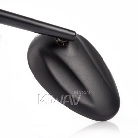 Ellipse black mirrors compatible with Harley Davidson Street 500/750