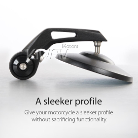 バーエンド: バーエンドミラー ボブ 黒 6mmネジ式 トライアンフ