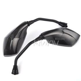 FistII carbon mirrors for 10mm thread