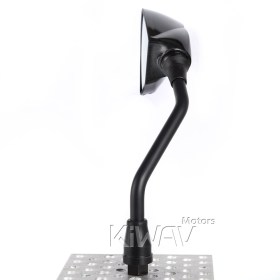 FistII carbon mirrors for 8mm scooters and motorcycles