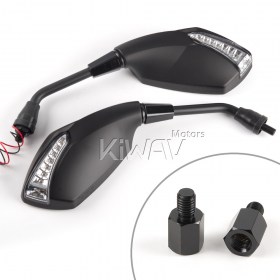 Fist black LED mirrors compatible with BMW