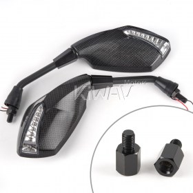 Fist carbon LED mirrors compatible with BMW