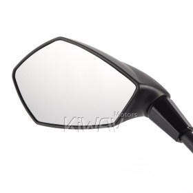 Fist black LED mirrors for 8mm scooters and motorcycles