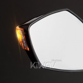 Fist carbon LED mirrors compatible with Harley-Davidson & Triumph