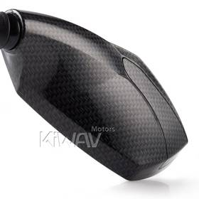 バイクミラー　フィストII　カーボンの模様　M8　スクーターに汎用