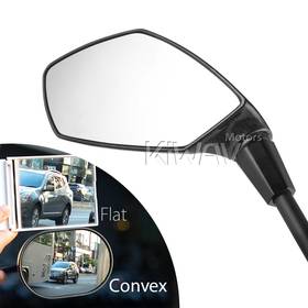 Fist carbon LED mirrors compatible with Triumph with 25mm handlebar and go-through mounts