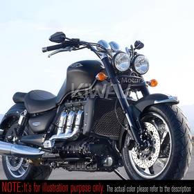 4Rizz black compatible with Triumph with 25mm handlebar and go-through mounts