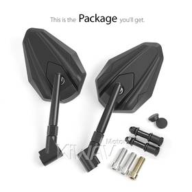 4Rizz black compatible with Triumph with 25mm handlebar and go-through mounts