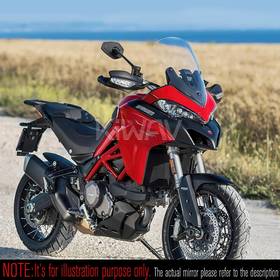 バイクミラー　ブロック　黒　片側　10mm逆ネジ　汎用