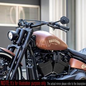 バイクミラー　ブロック　黒　片側　5/16"　ハーレーに適用　/　BMW　R18モデルに適用