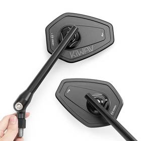 Blok black motorcycle mirrors universal fit for 8mm threaded a pair
