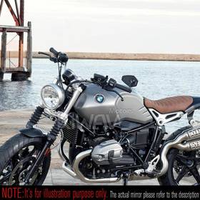 Blok black bar end mirror a piece compatible with BMW M12 threaded handlebar