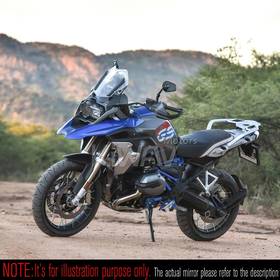 MambaX glossy carbon fiber motorcycle mirrors 10mm 1.5 pitch a pair compatible with most BMW