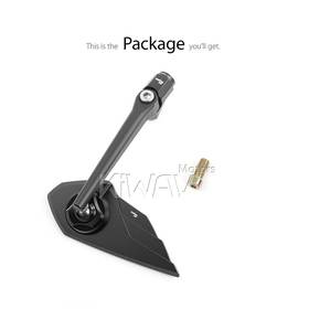 Wisp black mirror 10mm reverse threaded RH