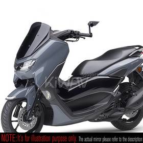 Wisp black bar end mirrors a pair for M8 threaded handlebars