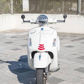Ojo black bar end mirrors compatible with some Vespa models, GTS/ GTV/ GT