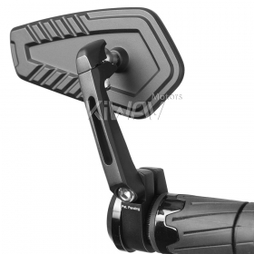Blade black bar end mirrors compatible with BMW