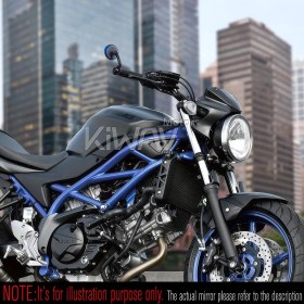 Aura blue heavy weight bar end mirrors For M8 Threaded Handlebar