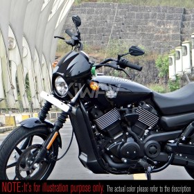 4Rizz black mirrors compatible with Harley Davidson Street 500/750