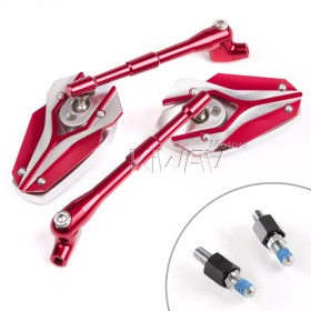 Viper red mirrors compatible with Harley Davidson Street 500/750
